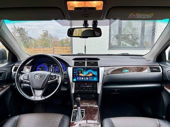 2017 Toyota Camry US Market VII (XV50) Рестайлинг, чёрный, 2300000 рублей - вид 8