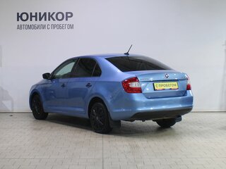 2017 Skoda Rapid I, голубой, 1099000 рублей, вид 4