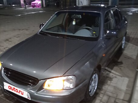 2004 Hyundai Accent ТагАЗ II, серый, 440000 рублей, вид 1