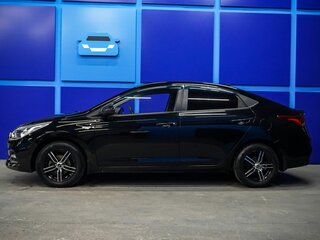 2017 Hyundai Solaris II, чёрный, 980000 рублей, вид 3