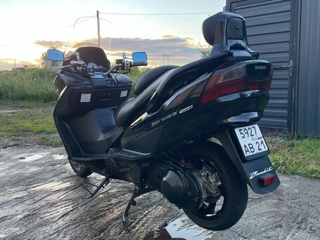 2004 Suzuki Burgman (SkyWave) 250, чёрный, 220000 рублей, вид 2