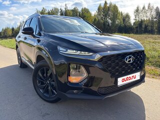 2018 Hyundai Santa Fe IV, чёрный, 2649000 рублей, вид 2