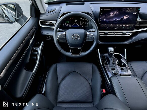 2026 Toyota Highlander IV (XU70), чёрный - вид 11