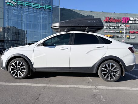 2023 Lada (ВАЗ) Vesta Cross I Рестайлинг (NG), белый, вид 4