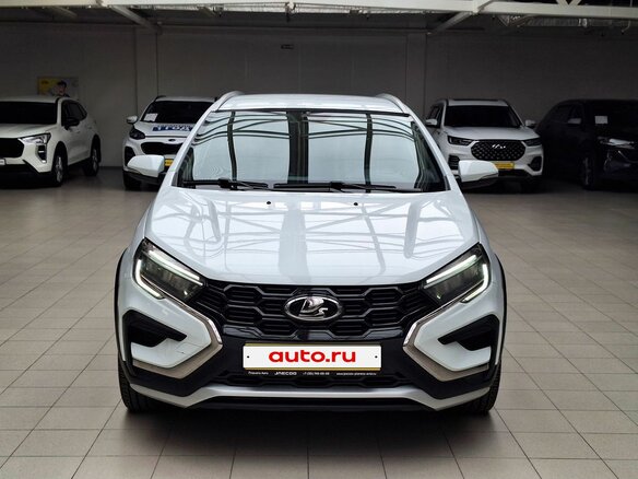 2024 Lada (ВАЗ) Vesta SW Cross I Рестайлинг (NG), белый - вид 1