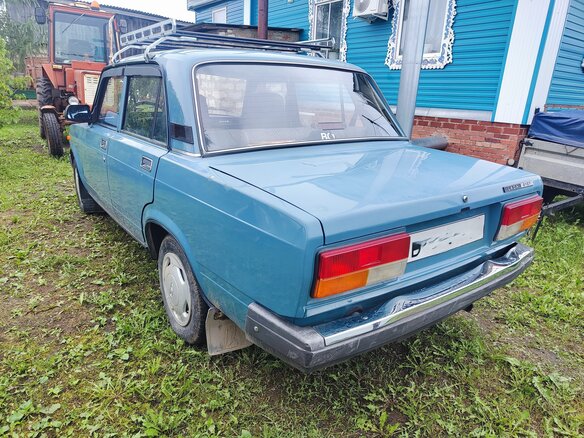 2005 Lada (ВАЗ) 2107, голубой, 175000 рублей - вид 7