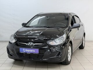 2013 Hyundai Solaris I, чёрный, 799000 рублей, вид 1