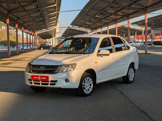 2013 Lada (ВАЗ) Granta I, белый, 479900 рублей, вид 4