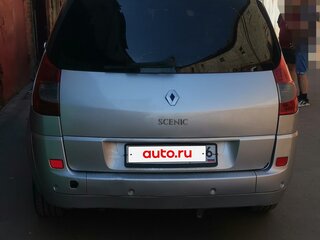 2009 Renault Scenic Grand II Рестайлинг, серебристый, 850000 рублей, вид 4