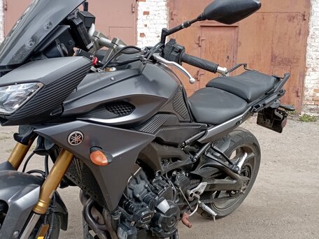 2014 Yamaha MT-09 Tracer (FJ-09), серый, 670000 рублей, вид 4