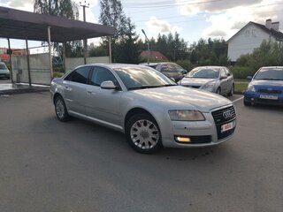 2008 Audi A8 II (D3) Рестайлинг 2, серебристый, 850000 рублей, вид 1
