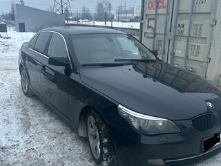 2008 BMW 5 серии 525i V (E60/E61) Рестайлинг, чёрный, 1125000 рублей, вид 1