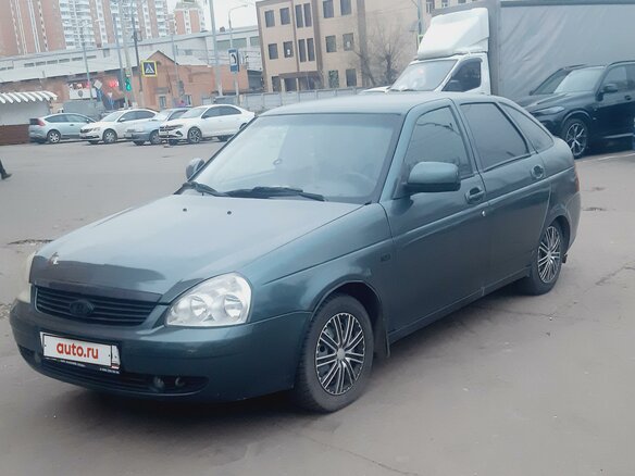 2008 Lada (ВАЗ) Priora I, зелёный, 300000 рублей