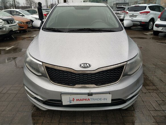 2017 Kia Rio III Рестайлинг, серебристый - вид 5