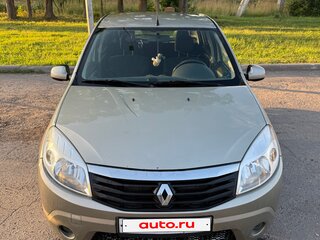 2012 Renault Sandero I, бежевый, 610000 рублей, вид 2