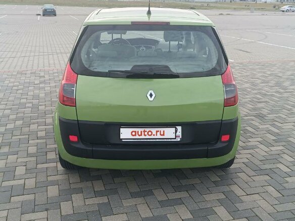 2008 Renault Scenic II Рестайлинг, зелёный, 590000 рублей - вид 7
