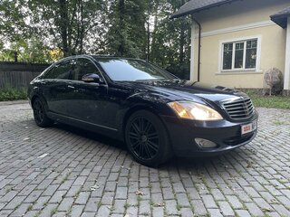 2008 Mercedes-Benz S-Класс 500 Long V (W221), синий, 1680000 рублей, вид 2