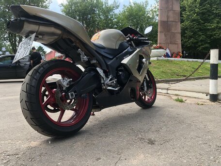 2006 Kawasaki ZX-6 Ninja, золотистый, 450000 рублей, вид 1