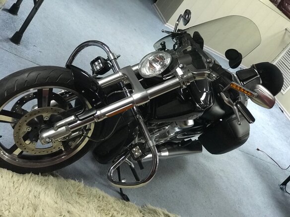 2010 Harley-Davidson V-Rod Muscle, чёрный, 1900000 рублей - вид 16
