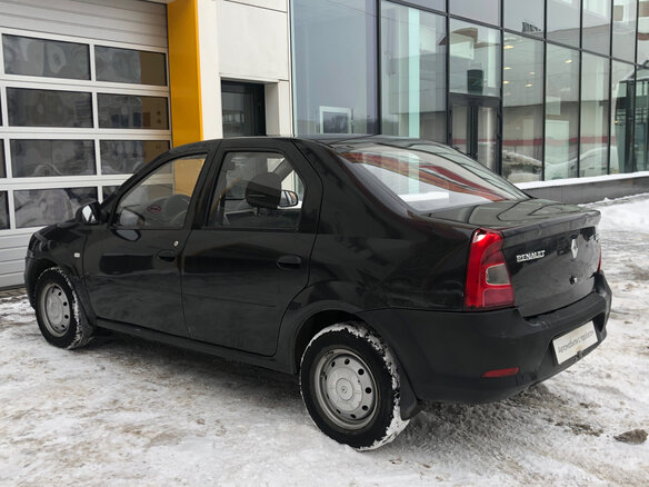 2010 Renault Logan I Рестайлинг, чёрный - вид 6