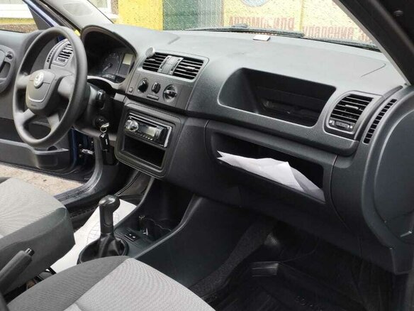 2011 Skoda Fabia II Рестайлинг, синий, 510000 рублей - вид 6