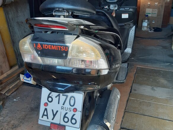 2004 Suzuki Burgman (SkyWave) 400, чёрный - вид 3