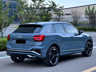 2022 Audi Q2 L 35 TFSI I Рестайлинг, синий, 1995000 рублей, вид 5