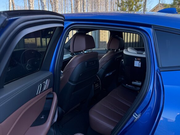 2020 BMW X6 30d III (G06), синий, 8690000 рублей - вид 12