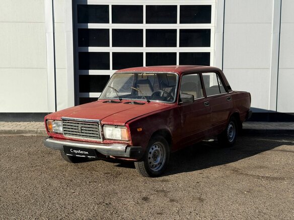 2008 Lada (ВАЗ) 2107, красный, 80000 рублей
