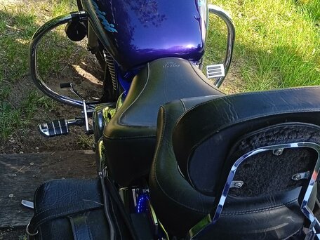 2002 Honda VT 1100, синий, 580000 рублей, вид 3