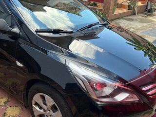 2015 Hyundai Solaris I Рестайлинг, чёрный, 850000 рублей, вид 5
