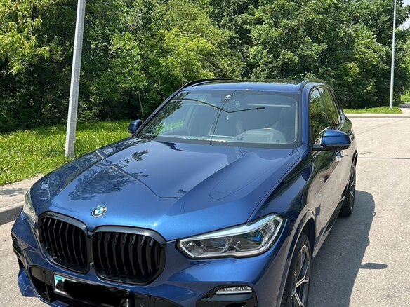2021 BMW X5 40i IV (G05/G18), синий, 5770000 рублей - вид 1