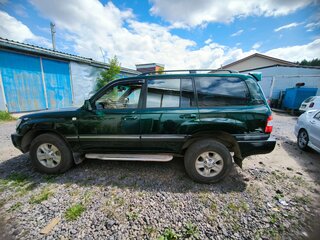 2007 Toyota Land Cruiser 100 Series Рестайлинг 2, зелёный, 2190000 рублей, вид 3