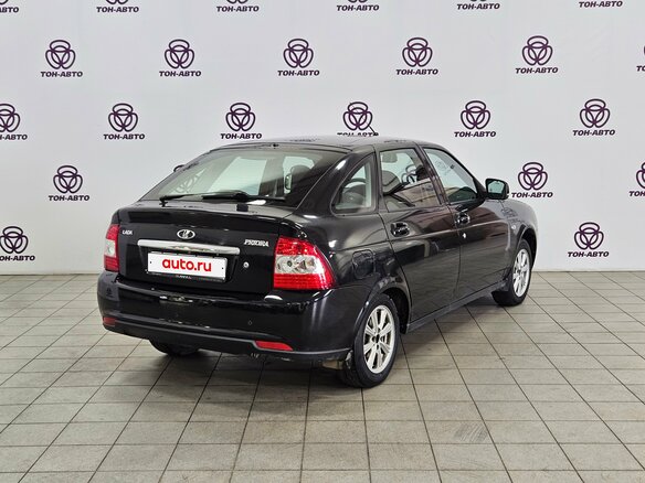 2015 Lada (ВАЗ) Priora I Рестайлинг, чёрный - вид 4