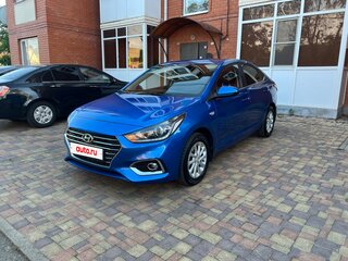 2017 Hyundai Solaris II, синий, 1350000 рублей, вид 1