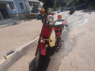 1999 Yamaha Mate, пурпурный, 105000 рублей, вид 4
