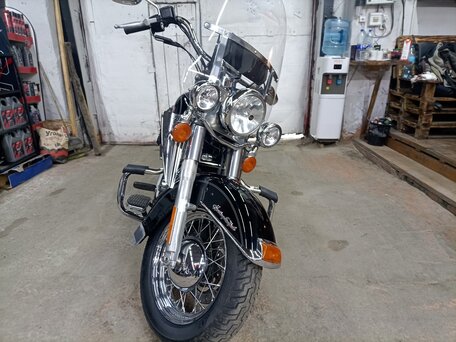 2005 Harley-Davidson Heritage, чёрный, 985000 рублей, вид 3