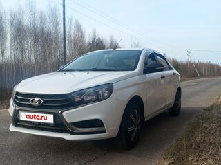 2019 Lada (ВАЗ) Vesta CNG I, белый, 655000 рублей, вид 2