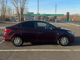 2011 Hyundai Solaris I, пурпурный, 890000 рублей, вид 4