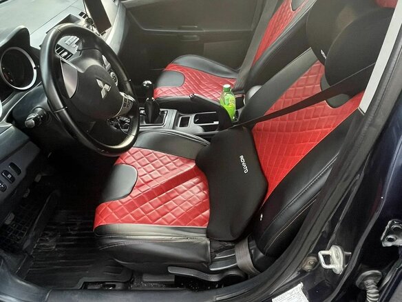 2008 Mitsubishi Lancer X, синий, 750000 рублей - вид 17