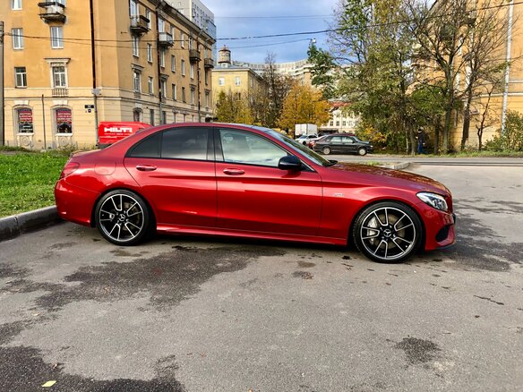 2015 Mercedes-Benz C-Класс AMG 450 AMG IV (W205), красный - вид 20