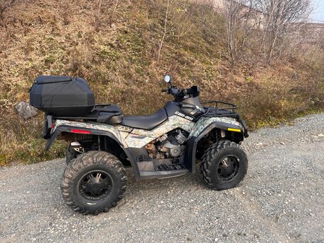 2010 BRP Can-Am Outlander Max XT-P 650T, коричневый, 800000 рублей, вид 5