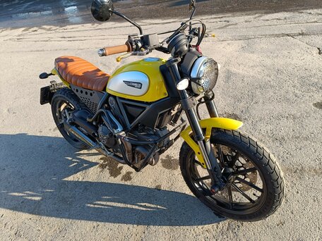 2015 Ducati Scrambler 800, жёлтый, 560000 рублей, вид 1