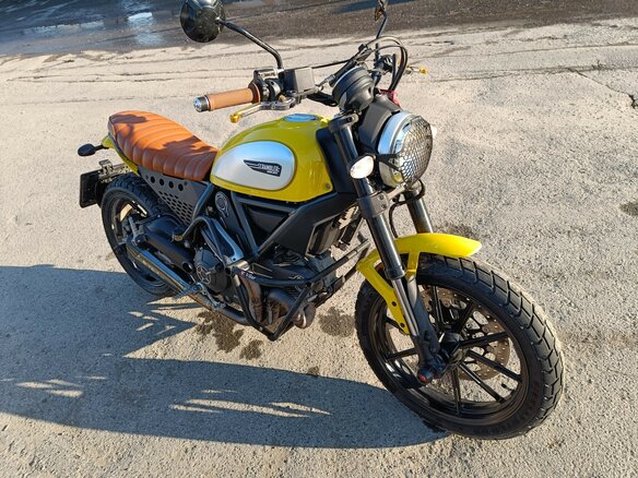 2015 Ducati Scrambler 800, жёлтый, 560000 рублей