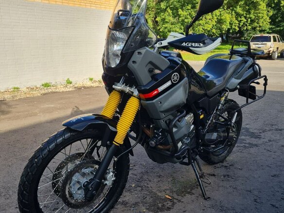 2010 Yamaha XT660Z Tenere, чёрный, 550000 рублей - вид 6