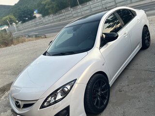 2010 Mazda 6 II (GH) Рестайлинг, белый, 850000 рублей, вид 4