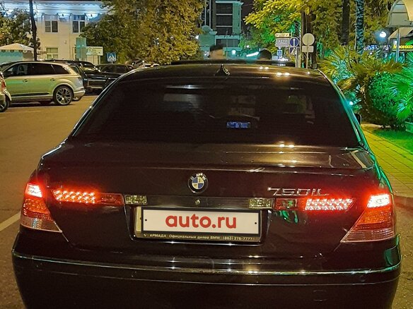 2004 BMW 7 серии 745i IV (E65/E66), чёрный - вид 1
