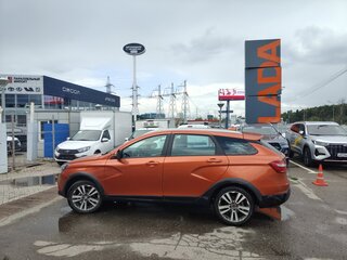 2018 Lada (ВАЗ) Vesta SW Cross I, оранжевый, 1000000 рублей, вид 2