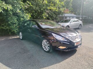 2012 Hyundai Sonata VI (YF), чёрный, 1150000 рублей, вид 3