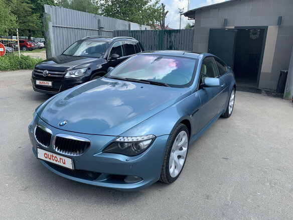2008 BMW 6 серии 630i II (E63/E64) Рестайлинг, голубой - вид 18